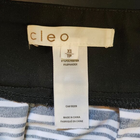 Skirt - CLEO size XS Black, White, Yellow Striped - Picture 3 of 3